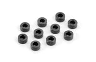 #S-TZ-B00300 - ZOMBIE Alloy 3x6mm high precision shims (3.0mm) 10pcs Black