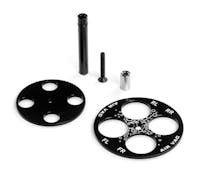 #DY104063 - VACUUM PUMP POST & SHOCK HOLDER - 1/10 AWESOMATIX