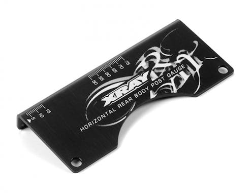 #XR301349 - TEAM XRAY X4 HORIZONTAL BODY POST MOUNTING GAUGE
