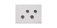 #AMR-025GM - AMR Serrated Large Diameter 1:10 Aluminium Wheel Nuts (4) Gun Metal