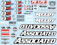 #AS81588 - TEAM ASSOCIATED RC8B4 DECAL SHEET
