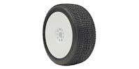 #AKA14032QRW - AKA Component 2AB 1:8 Buggy Tyre S-Soft Longwear on Evo Wheel (2)