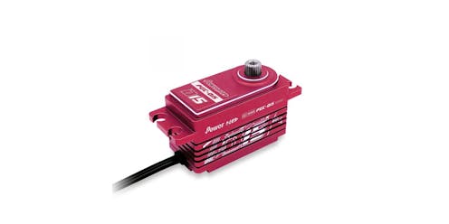 #HD-D15P - Power HD D15 Red Low Profile Servo Alu Case (18.0Kg/0.085S)