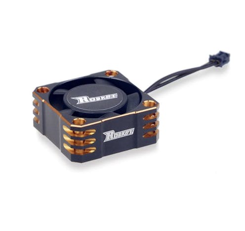 #SP-360005-02 - SURPASS 25MM ALUMINIUM FAN - ORANGE