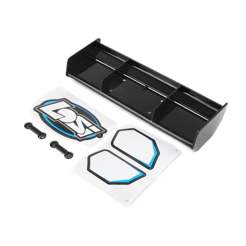 #LOS251046 - LOSI Wing, Black: DBXL-E