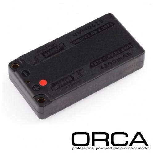#OR-LP21IN243TS - ORCA INFINITE X 4290mAh 7.4V 135C LIPO Super LCG shorty battery