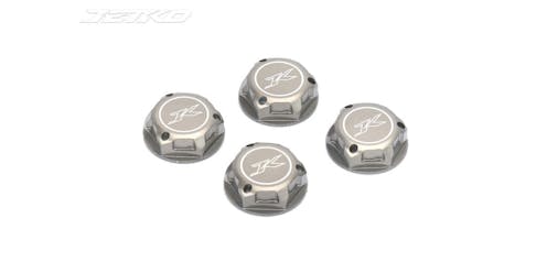 #JK661701HA - JETKO 17mm Aluminum closed Wheel Nut 17mm (4) Hard anodizing