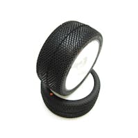 #TP-3314-ZR03-C4 - TPRO 1/8 TAIMANA Racing Tire Pre Mounted Clay C4 Super Soft (WHITE)