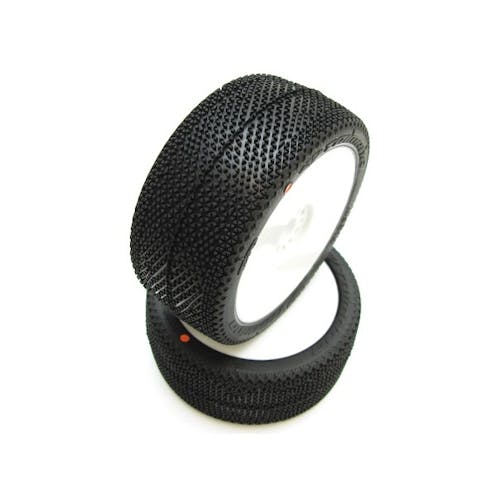 #TP-3314-ZR03-C4 - TPRO 1/8 TAIMANA Racing Tire Pre Mounted Clay C4 Super Soft (WHITE)