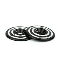 #AV10084-BLK - Avid Ringer machined alloy wing buttons - black - pr