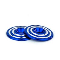 #AV10084-BLU - Avid Ringer machined alloy wing buttons - blue - pr