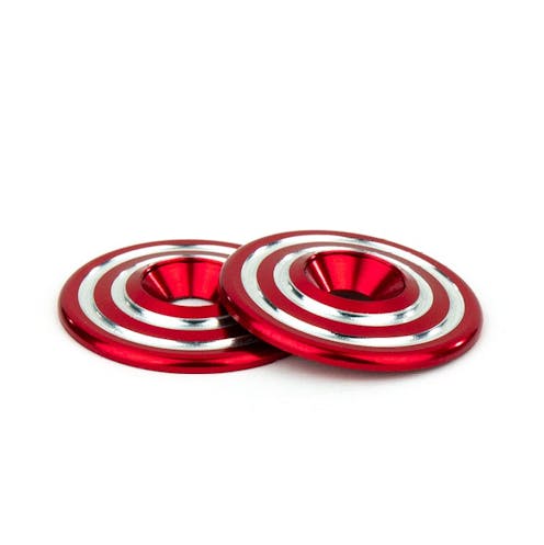 #AV10084-RED - Avid Ringer machined alloy wing buttons - red - pr