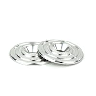 #AV10084-SIL - Avid Ringer machined alloy wing buttons - silver - pr