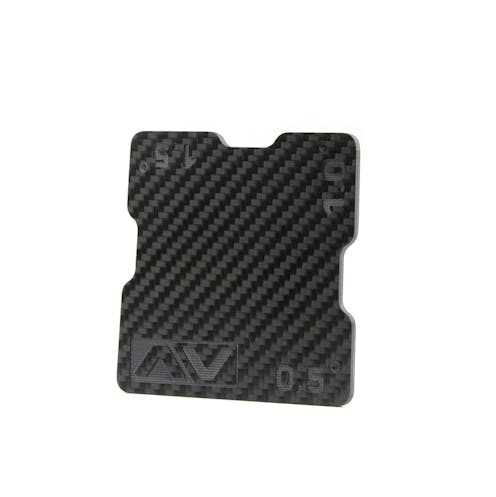 #AV10092-10 - Avid Carbon Fibre camber gauge - 10th (0.5, 1.0 and 1.5 degree)