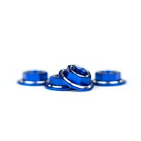 #AV10097-BLU - Avid Ringer M4 serrated wheel nuts - blue - 4 pcs