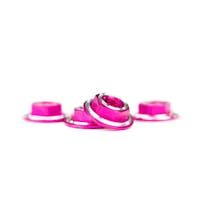 #AV10097-PNK - Avid Ringer M4 serrated wheel nuts - pink - 4 pcs