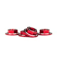 #AV10097-RED - Avid Ringer M4 serrated wheel nuts - red - 4 pcs