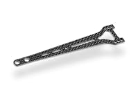 #XR301076 - X4F GRAPHITE UPPER DECK - SPLIT REAR - 2.0MM
