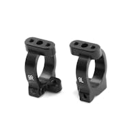 #LC7107 - LC Racing Black 7075-T6 aluminium 9 degree C-hub carriers - pr (LC10B5 or PTG1)