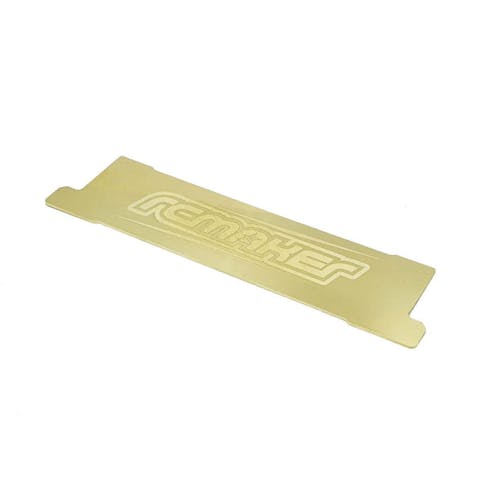 #RCM-BWP37 - RC MAKER Brass "SLIM" LCG Battery Weight Plate (37g)