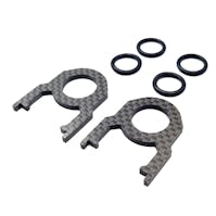 #RCM-BD11-TSE - RC MAKER Carbon Tweak Stick End Plate Set for Yokomo BD11