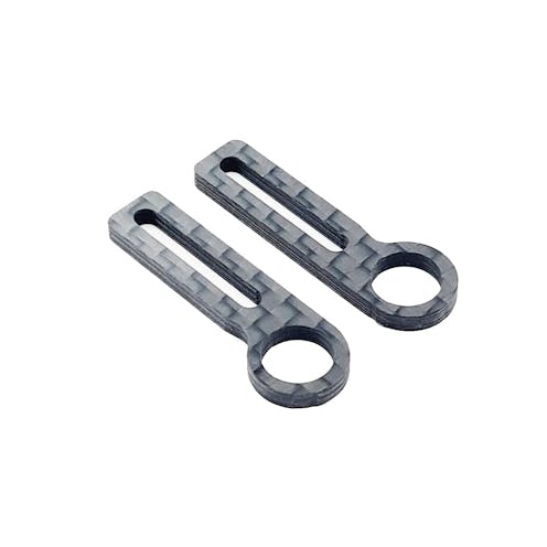 #RCM-HRPL-SE - RC MAKER Horizontal Rear Post Body Mounting Set LITE Extension Plates