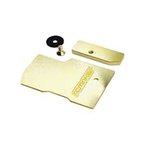 #RCM-MTC2-FEPB - RC MAKER LCG Floating Receiver/ Fan Plate Set for Mugen MTC2 - Brass