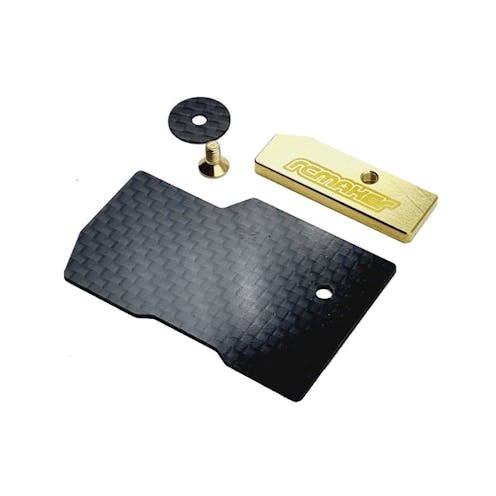 #RCM-MTC2-FEPC - RC MAKER LCG Floating Receiver/ Fan Plate Set for Mugen MTC2 - Carbon