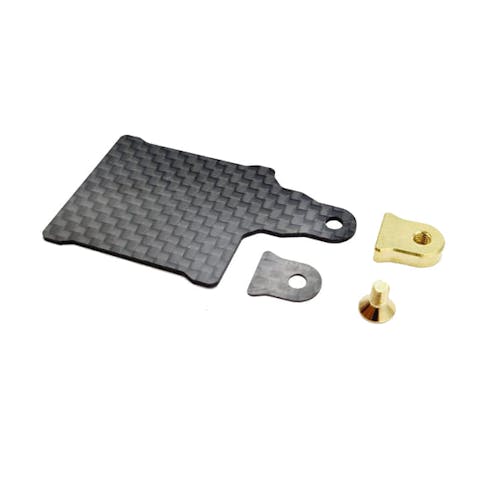 #RCM-MTC2-FESCPC - RC MAKER LCG Floating ESC Plate for Mugen MTC2 - Carbon