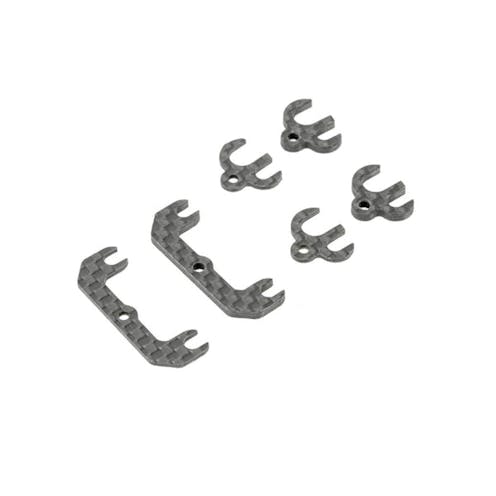 #RCM-MTC2-RBMS - RC MAKER Carbon "Quick Adjust" Rear Body Mount Spacers for Mugen MTC2