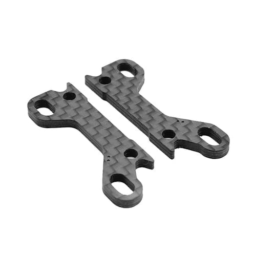 #RCM-MTC2-UB2 - RC MAKER Carbon Upper Bulkhead Set for Mugen MTC2 (2 Dot)