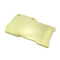 #RCM-X4-FEPB-PO - RC MAKER Floating Electronics Option Brass Plate for XRAY X4 (19g)