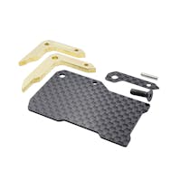 #RCM-X4-FEPC - RC MAKER Floating Electronics Plate Set for XRAY X4 - Carbon (15g)