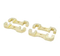 #RCM-X4-RCSB-2.5 - RC MAKER Brass Roll Centre Shim Plate Set for XRAY X4 - 2.5mm