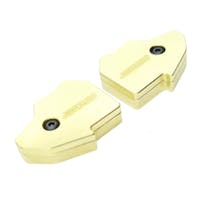 #RCM-X4F-FW - RC MAKER Brass LCG Adjustable Front Ballast Weight Set for XRAY X4F (100g)