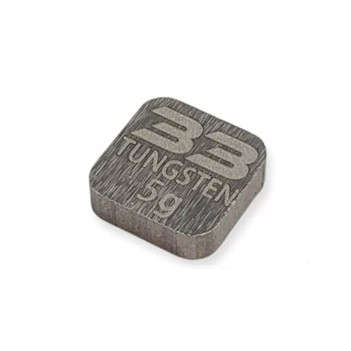 #MR33-TW-5G - MR33 TUNGSTEN WEIGHT - 10 X 10 X 3MM - 5G