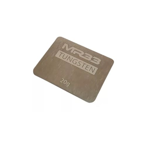 #MR33-TW-20G - MR33 TUNGSTEN WEIGHT - 24 X 30 X 1.5MM - 20G