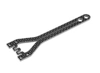 #XR301079 - TEAM XRAY X4A'23 GRAPHITE UPPER DECK - SPLIT FRONT - 2.0MM