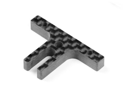 #XR376133 - TEAM XRAY GRAPHITE BATTERY BACKSTOP 4.0MM - MIDDLE