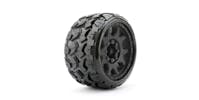 #JK1601CBMAXX - Jetko Extreme Tyre for Maxx Low Profile Tomahawk Belted 3.8" Black Rim (2)