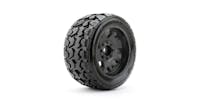 #JK5801CBXMAXX - Jetko Extreme X-MT Tyre Tomahawk Belted on TRX Xmaxx Black Rims (2)
