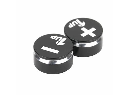 #1U-190410 - 1up LowPro Bullet Plug Grips - Black/Black