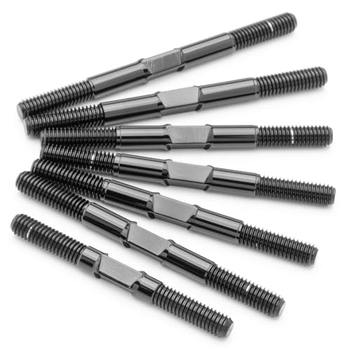 #1U-740012 - 1up Pro Duty 3.5mm Titanium Turnbuckles - Polished Black - AE B74.2