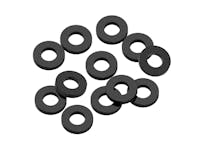 #1U-80303 - 1up 3x6x1mm Precision aluminium Shims - Black - 12pcs