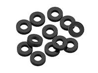 #1U-80307 - 1up 3x6x1.5mm Precision aluminium Shims - Black - 12pcs