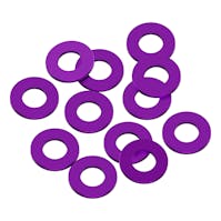 #1U-80322 - 1up 3x6x0.5mm Precision aluminium Shims - Purple - 12pcs