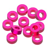 #1U-80347 - 1up 3x6x2.5mm Precision aluminium Shims - Pink - 12pcs