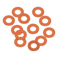 #1U-80351 - 1up 3x6x0.25mm Precision aluminium Shims - Orange - 12pcs