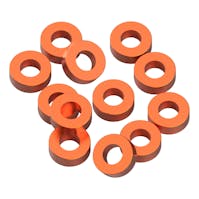 #1U-80354 - 1up 3x6x2mm Precision aluminium Shims - Orange - 12pcs