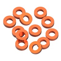 #1U-80357 - 1up 3x6x1.5mm Precision aluminium Shims - Orange - 12pcs